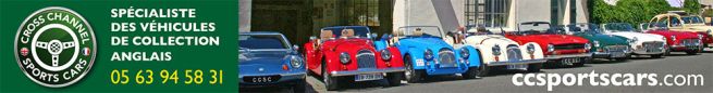 Cross Channel Sports Cars Bannière Cross Channel Sports Cars
